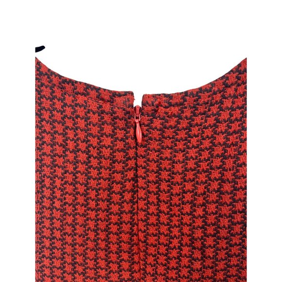 Free People Mod Mini Romper Playsuit Red & Black Sleeveless Women’s Size 10 - Picture 13 of 15